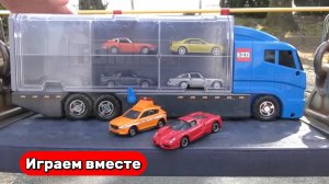 Играем в машинки на природе 🚗 Видео для детей