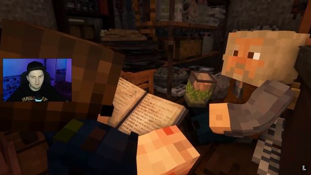 В ЛАПАХ У ЛЕСНОГО МОНСТРА - Страшилки Minecraft (Линч) | Реакция смотреть онлайн