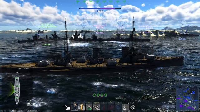 War Thunder：SMS Von der Tann(1914) смотреть онлайн