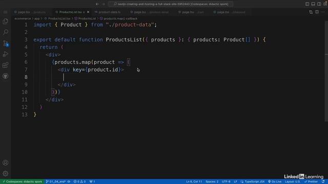 08 - Creating a product list смотреть онлайн