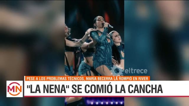 "La Nena" se comió la cancha: pese a los problemas técnicos, María Becerra la rompió en River смотреть онлайн