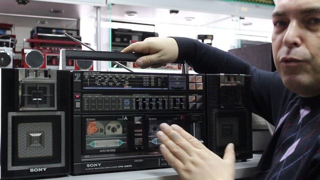 Vintagemoscow магнитола Sony Cfs 900