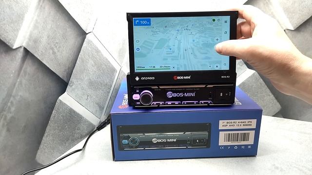 Выдвижная магнитола от BOS MINI BOS - R2 4х64 смотреть онлайн
