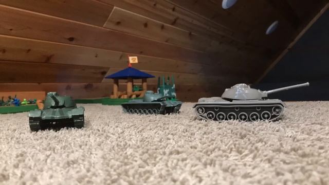Plastic Army Men Stop Motion The Return of the Tan Tank смотреть онлайн