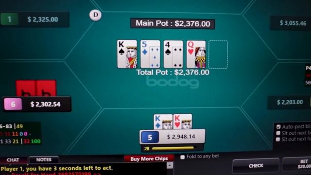 Nunca había movido tanto dinero en tan pocas manos jugando Poker Online смотреть онлайн