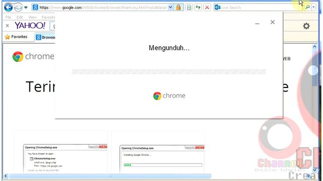 cara Menginstal google crome melalui Internet Explorer смотреть онлайн