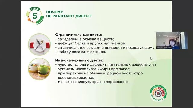 Диеты . Какие работают , а какие нет . Все ответы в этом уроке. смотреть онлайн