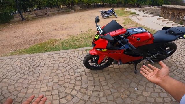 The Most Popular Bike in 150cc Segment | Yamaha R15 V4 metallic red 2023 ❤️🔥🚀 смотреть онлайн
