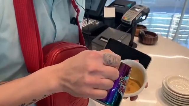 Unicorn latte art. How to make unicorn latte art. смотреть онлайн