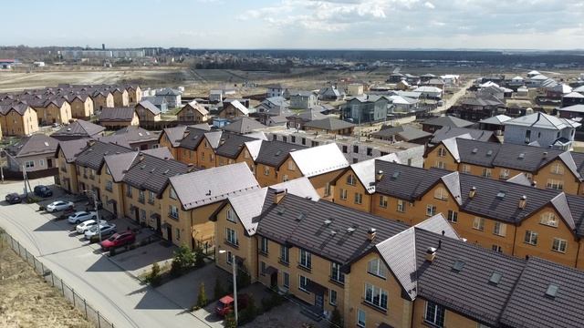 Облет коттеджного поселка 