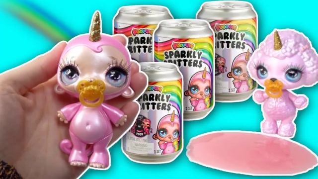 Poopsie в банке газировки, Poopsie Sparkly Critters, Poopsie Surprise слайм, Slime