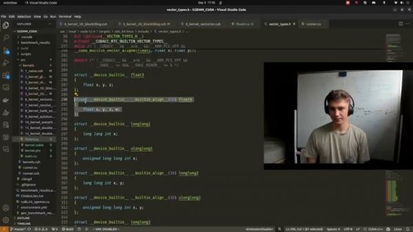 CUDA course - part16
Ссылка на оригинал: https://www.youtube.com/watch?v=86FAWCzIe_4
