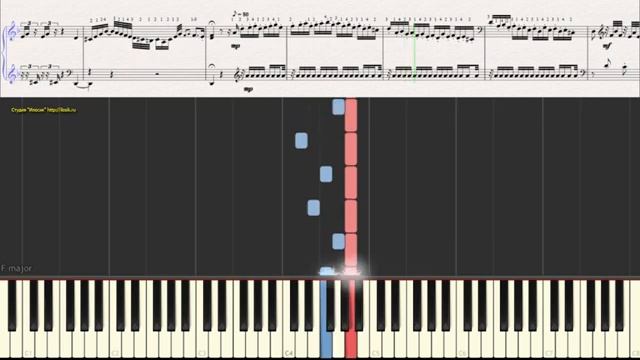 Токката и Фуга Ре Минор  ИС Бах Ноты и Видеоурок для фортепиано Piano Cover_360P.mp4