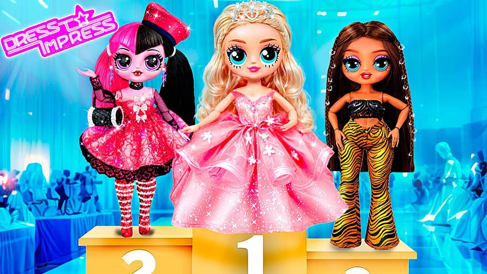 Барби vs Братц vs Монстер Хай в игре Dress to Impress / 32 идеи для кукол ЛОЛ смотреть онлайн