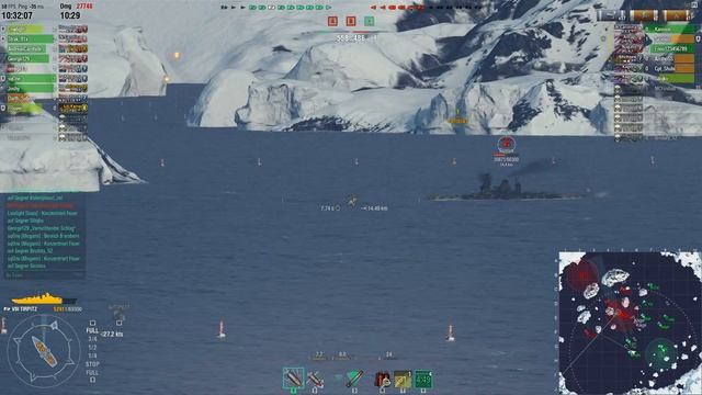 WORLD OF WARSHIPS / Tirpitz #81 - Frisch gestrichen ★ Shoutcast ★ смотреть онлайн