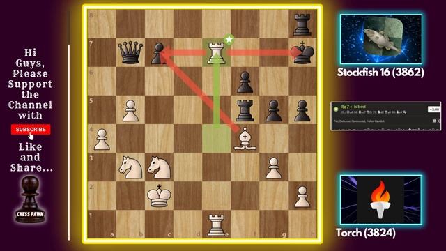 Unbelievable QUEEN SAC!!! Torch vs Stockfish 16!!! смотреть онлайн