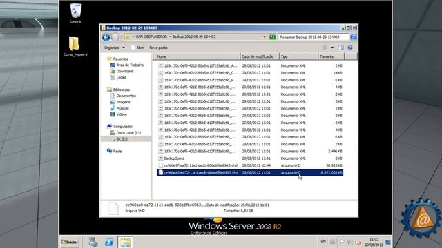 Windows 2008 R2 Server - Backup FULL Server e Restauração Bare Metal - http://professorramos.com смотреть онлайн