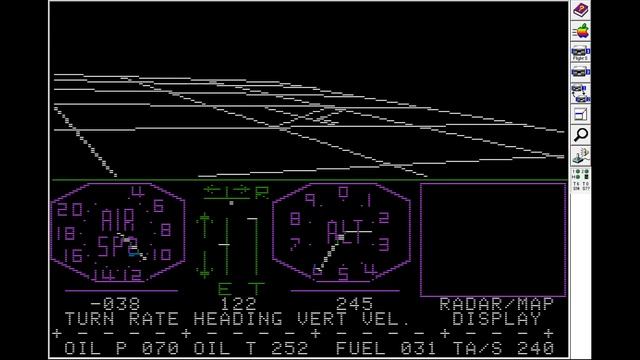 Flight Simulator I - Apple II смотреть онлайн