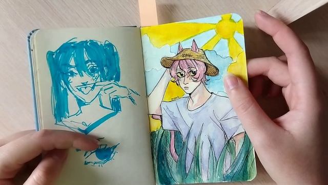 обзор маленького голубого скетчбука \ sketchbook 2022 смотреть онлайн