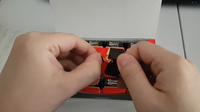 Pocket Coffee Espresso Ferrero Chocolate With Liquid Espresso Inside!! Unboxing!