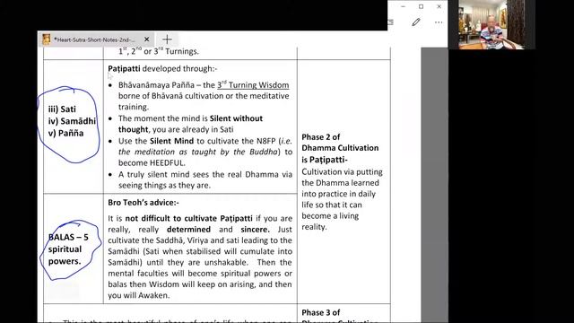 Understanding Retreat Cultivation (Heart Sutra) 58 - 22 Oct 2020 смотреть онлайн