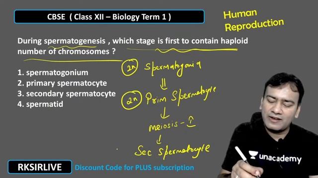 Human Reproduction | CBSE Board Class XII - Term 1 Practice Session | Dr RK Singh |Unacademy Sapien смотреть онлайн