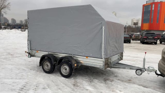 Легковой прицеп МЗСА 817736 с тентом смотреть онлайн