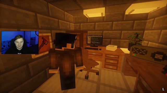 СХВАТКА С ЗОМБИ-ОХОТНИКОМ. ДЕНЬ 10 - ЗОМБИ АПОКАЛИПСИС В МАЙНКРАФТ (Линч) | Реакция смотреть онлайн