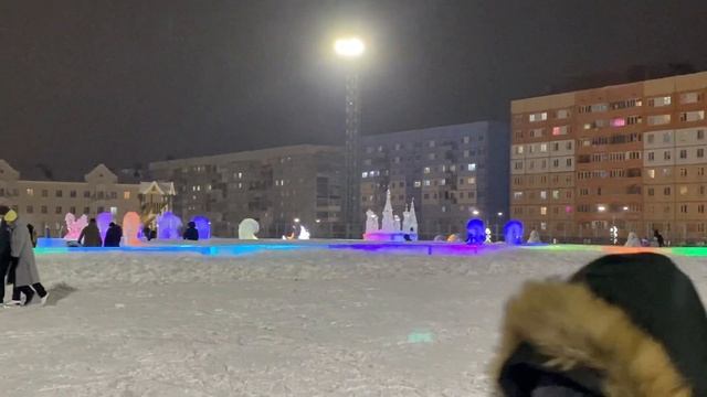 Норильск/Катаемся на коньках⛸Ещё один ледовый городок смотреть онлайн