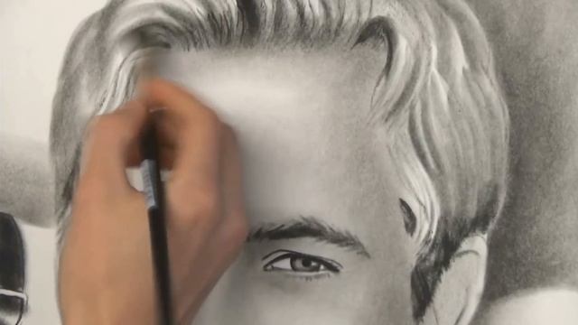 Paul Walker in memory of / speed painting realistic drawing смотреть онлайн