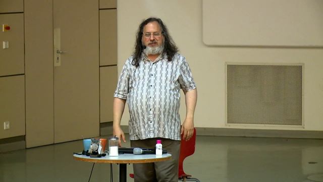 Richard Stallman A Free Digital Society (Karlsruhe, 2015)