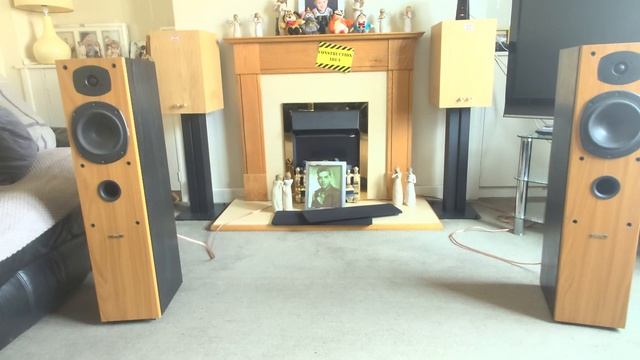 Tannoy M3 Speakers - GregoryPorter. Audiolab 8200cdq/ Arcam Amplifier.