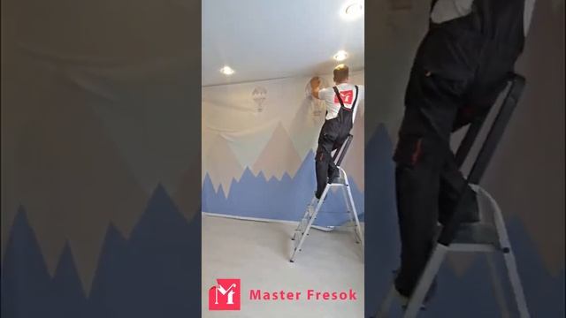 монтаж бесшовных обоев смотреть онлайн