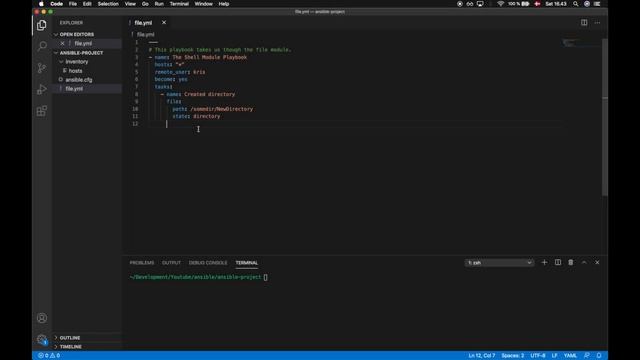 Ansible File Module смотреть онлайн