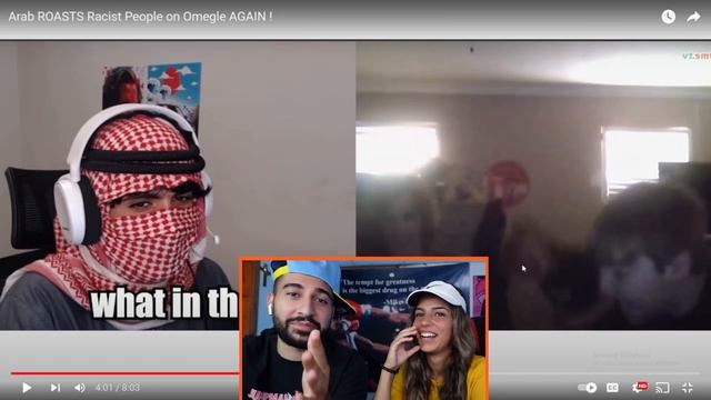 Arab ROASTS All Racist people on Omegle REACTION! смотреть онлайн