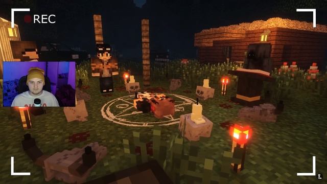 ДЕРЕВЕНЩИНА ПРИЗЫВАЕТ ДЕМОНОВ. БЕЛЬФЕГОР. ДАРКНЕТ - СТРАШИЛКИ | ХОРРОР | СЕРИАЛ МАЙНКРАФТ - Реакция смотреть онлайн