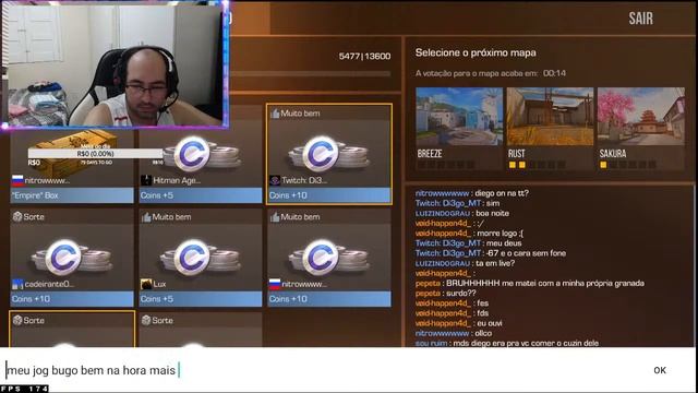 Standoff 2 ao vivo! Bater 5000 inscritos camp de x1 valendo 50 no pix 13/03/2024 смотреть онлайн