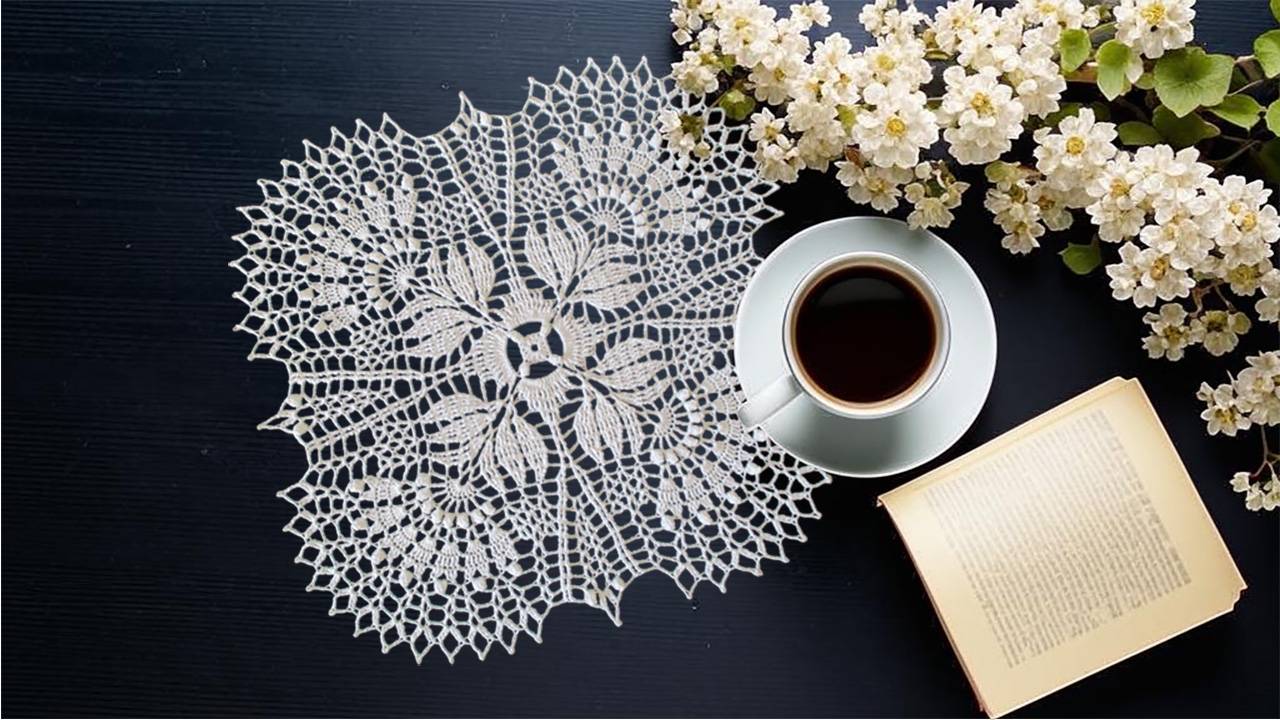 Маленькая квадратная салфетка с рельефом. Часть 2 смотреть онлайн