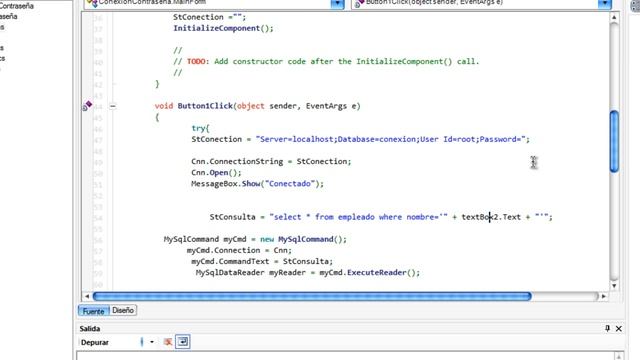 Tutorial Consultas con C# y MySql, mostrar datos en un TextBox смотреть онлайн