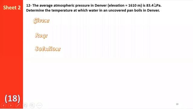 Thermodynamics (sheet 2) / properties of pure substances смотреть онлайн
