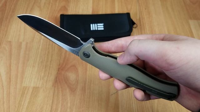 WE KNIFE CO TAN CANVAS G10 FOLDING POCKET KNIFE D2 STEEL SATIN FOLDER 703D смотреть онлайн
