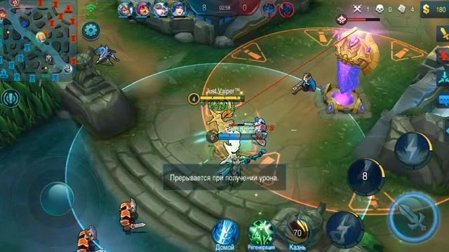 Учимся играть за Рафаэль. Mobile Legends #1