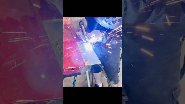 #tbt Remendo Com MIG_MAG Na Porta Do Mustang #funilaria #restauração #latoneria