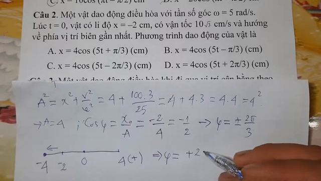 Bài 4 Hướng dẫn cách viết phương trình dao động điều hòa смотреть онлайн