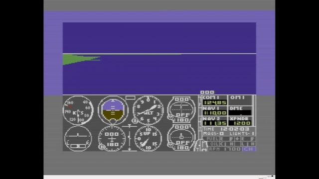 Flight Simulator II - 1984 - C64