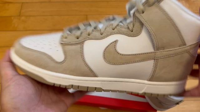 UNBOXING "Tan Suede" Nike Dunk High Retro Premium Phantom Limestone - Great Fall Shoe for Retail! смотреть онлайн