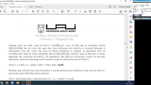 Clase Finanzas I sección 06 05.11.2021 смотреть онлайн