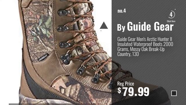 Top 10 Guide Gear Men Boots [ Winter 2018 ]: Guide Gear Pull-On Insulated Duck Boots, Tan, 9D смотреть онлайн