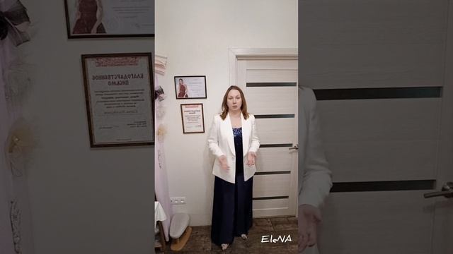 Белый жакет. Обзор готового изделия.