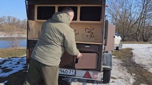 Обзор жилого прицеп. Прицеп своими  руками.